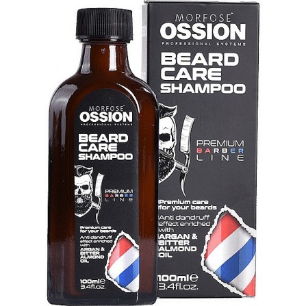 Професионален шампоан за брада с арганово и бадемово масло Morfose Ossion Professional Beard Care Shampoo 100ml